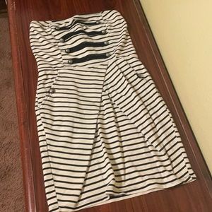 Black and white dress